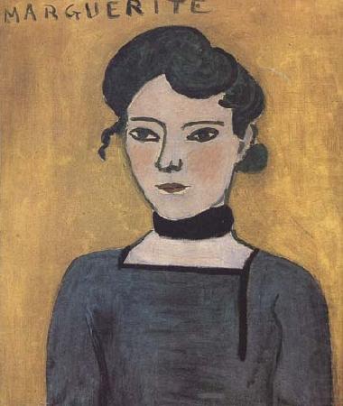 Portrait of Marguerite (mk35), Henri Matisse